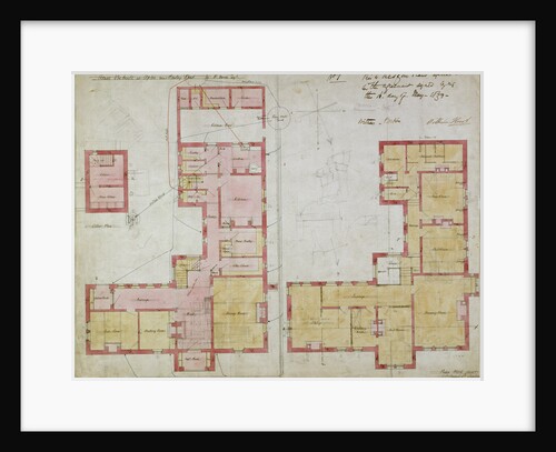Plans for the Red House by Philip Webb