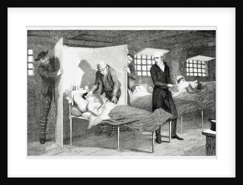 The Boy Dies on the Transportation Ship by George Cruikshank