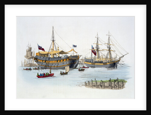 Prison ships by William Henry Pyne