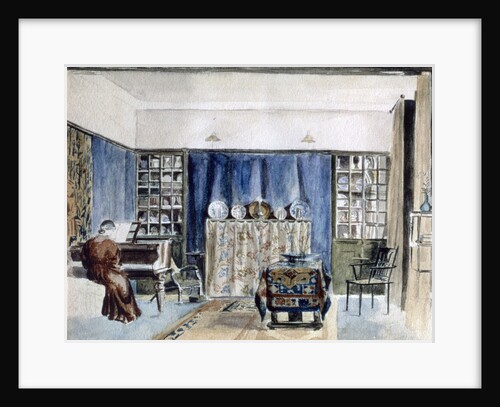 Interior of Kelmscott Manor, Oxfordshire by William Morris