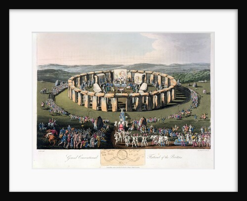 Grand Conventional Festival of the Britons by Robert Havell