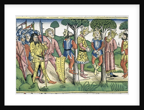 Joshua 10:16-27: the execution of the five kings by Anonymous