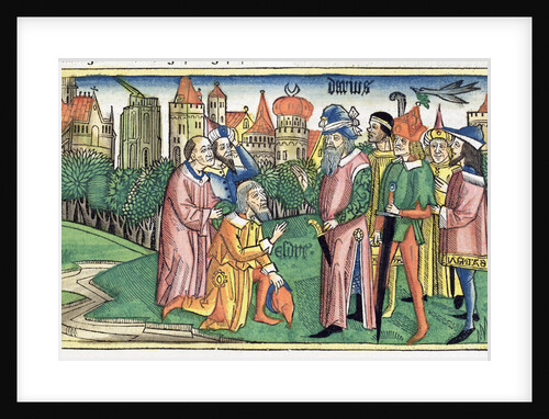 Ezra 6:16: the Temple of Jerusalem is dedicated by King Darius by Anonymous