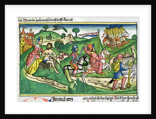 Scene from the Book of Job by Anonymous