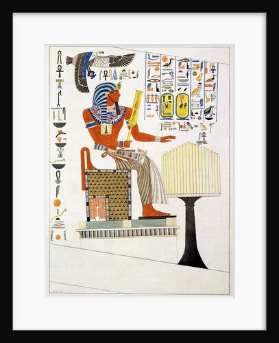 Mural from the Tombs of the Kings of Thebes, discovered by G Belzoni by Charles Joseph Hullmandel