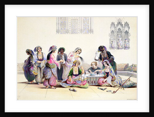 Interior of a harem by A Margaretta Burr