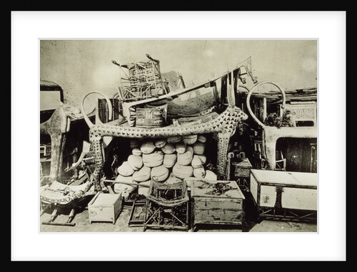 View of the antechamber of the Tomb of Tutankhamun looking west by Harry Burton