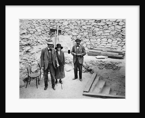 Lord Carnavon's first visit to the Valley of the Kings by Harry Burton