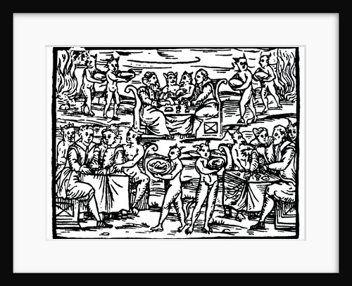 The witches' sabbath by Anonymous
