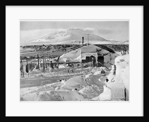 In Winter Quarters Working on Maps and Records by Herbert Ponting