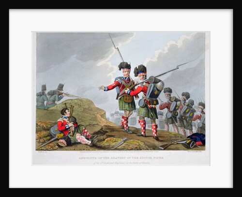 Highland troops at the Battle of Vimeiro by Matthew Dubourg