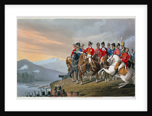 The Duke of Wellington and his Staff Crossing the Bidassoa and Entering France by Matthew Dubourg