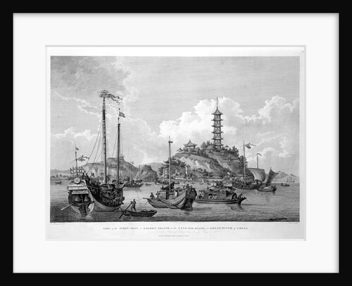 View of the Tchin Shan, or Golden Island, in the Yang-tse Kiang, or Great River of China by Wilson