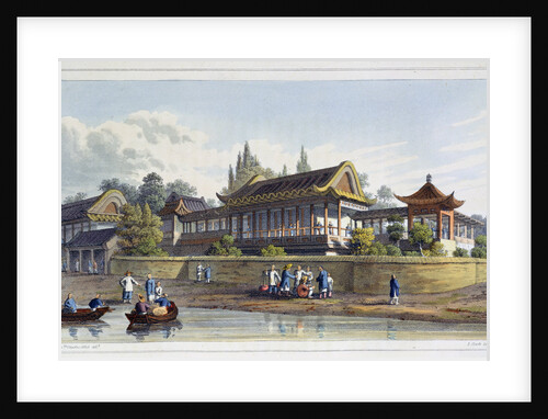 Summer Palace of the Emperor, Opposite the City of Tien-Sing by J Clark