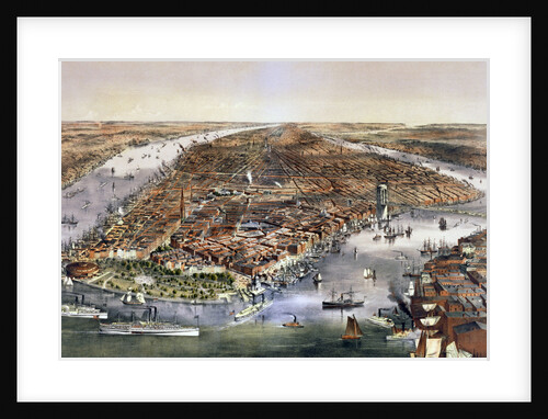 The city of New York by Currier and Ives