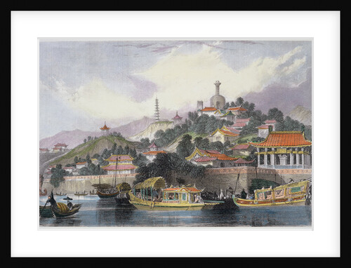 Garden of the Imperial Palace by Thomas Allom