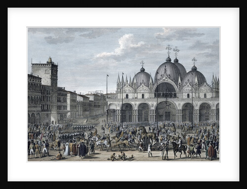 The entry of the French into Venice by Jean Duplessis-Bertaux
