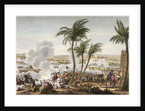 The Battle of the Pyramids by Louis Francois Couche