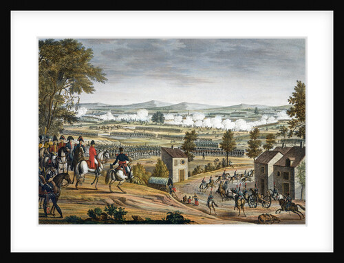 The Battle of Lutzen by Edme Bovinet
