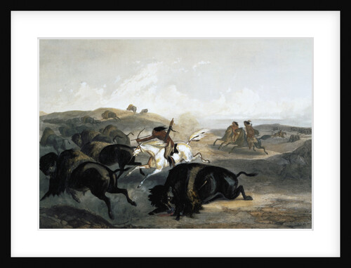 Indians Hunting the Bison by Carl Vogel