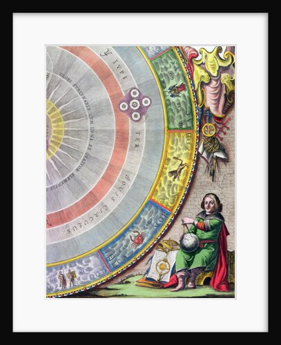 Nicolaus Copernicus by Andreas Cellarius
