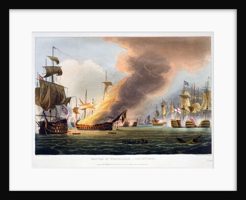 The Battle of Trafalgar by Thomas Sutherland