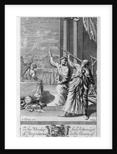 A Greek astronomer studying the stars by Johannes Kip