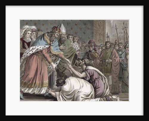 Charlemagne receives the Ambassadors from the Emperor of the East by Jean Baptiste Morret