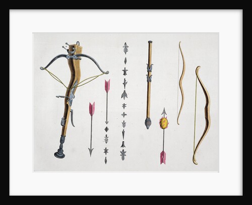 Bows and arrows from the 14th-15th century by Friedrich Martin von Reibisch