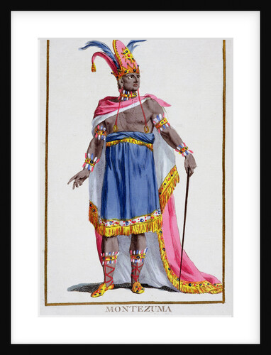 Montezuma, last Emperor of the Aztecs by Pierre Duflos