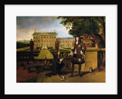 John Rose, the King's Gardener, presenting Charles II with a pineapple by Hendrick Danckerts