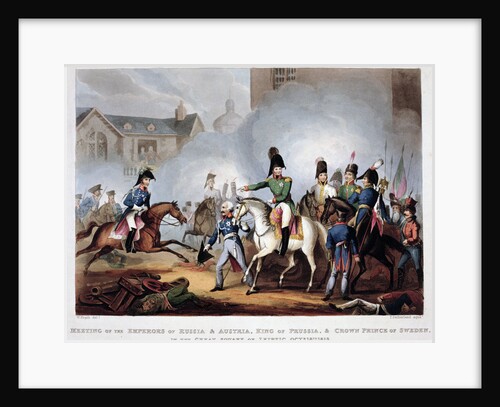 The Allied commanders at Leipzig by Thomas Sutherland