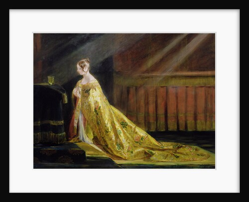 Queen Victoria in her Coronation Robe by Charles Robert Leslie