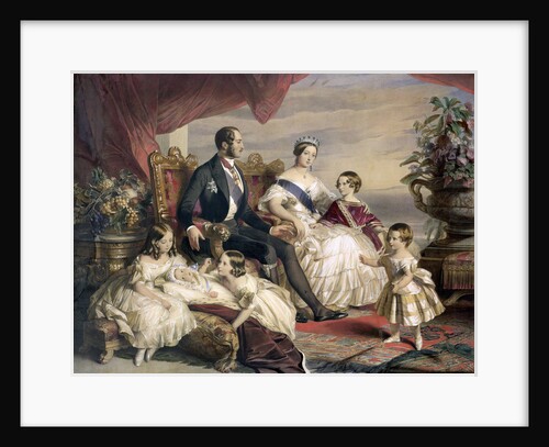 Queen Victoria and Prince Albert with Five of their Children by Anonymous