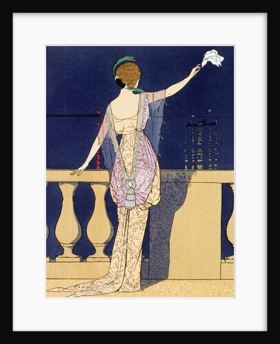 Farewell at Night by Georges Barbier