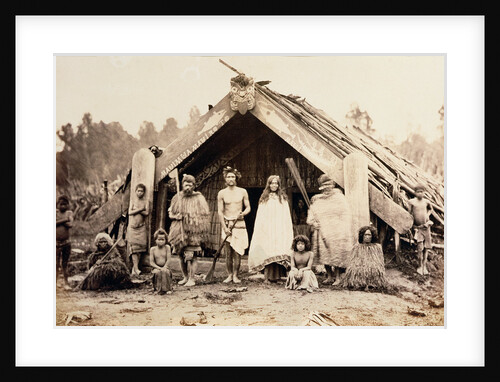 Maori family by Anonymous