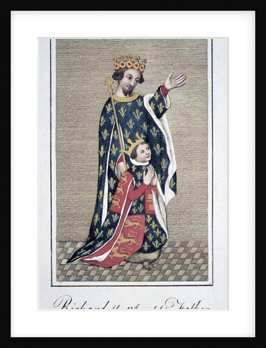 King Richard II with his father by Anonymous