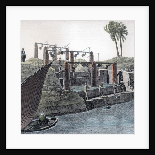 Collecting water from the Nile by Anonymous