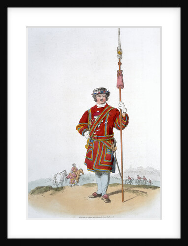 Yeoman of the King's Guard by William Henry Pyne