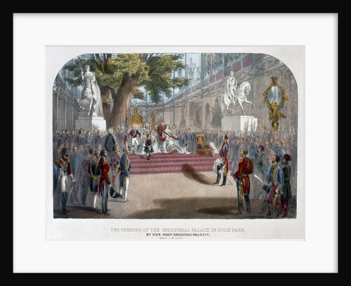 The opening by Queen Victoria of the Industrial Palace in Hyde Park by Anonymous