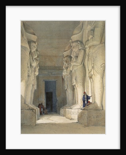 Excavated temple of Gyrshe by David Roberts