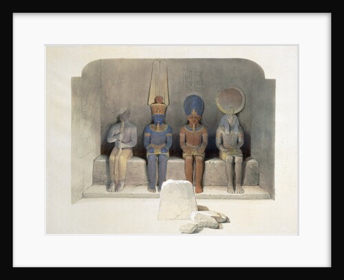 Sanctury of the Temple of Abu Simbel by David Roberts