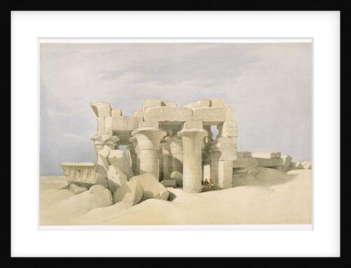 Temple of Sobek and Horuss at Kom Ombo by David Roberts