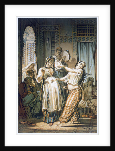 Egyptian belly dancer by Amadeo Preziosi