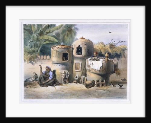 Peasant dwellings in Upper Egypt by Eugene Leroux