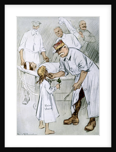 Peace and Intervention: German Militarism on the Allies Operating Table by Louis Raemaekers