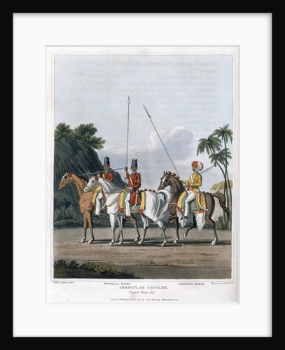 Irregular Cavalry by Havell & Son