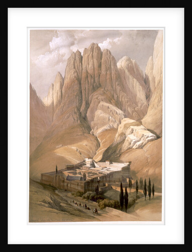 Convent of St Catherine with Mount Horeb by Louis Haghe