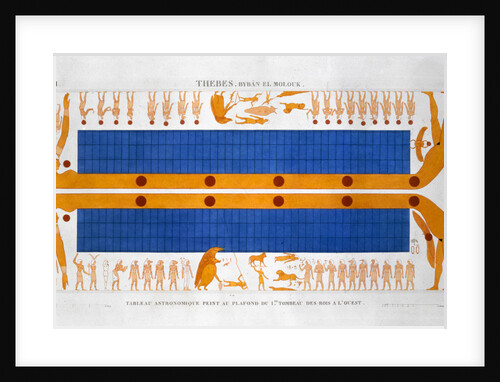 Ancient Egyptian astronomical table by Leroy