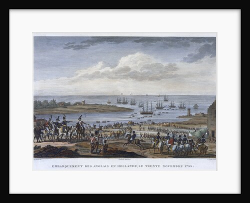The Embarkation of the English in Holland by Louis Francois Couche
